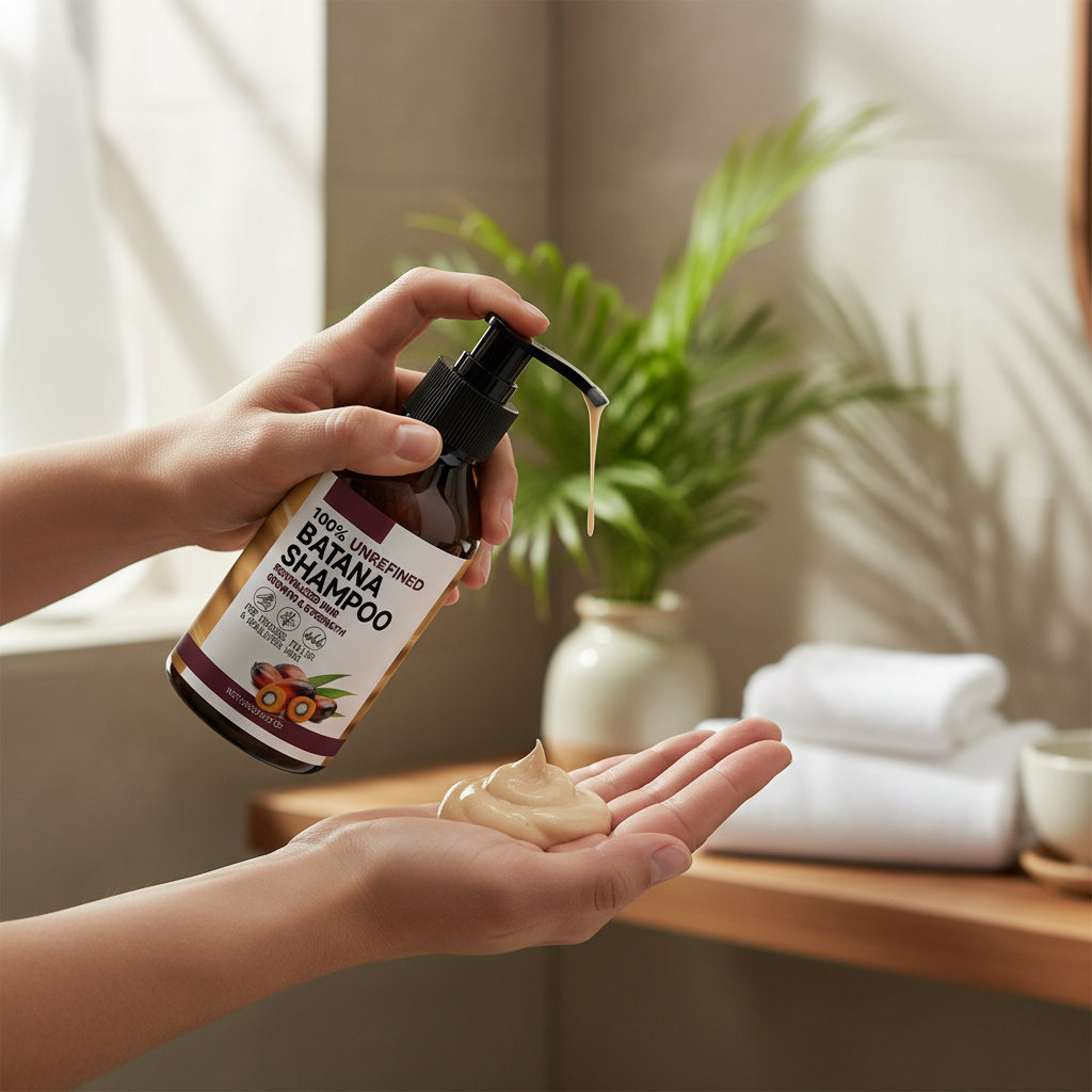 Batana Oil Hair Growth Shampoo - Sulfate-Free Moisturizing Treatment